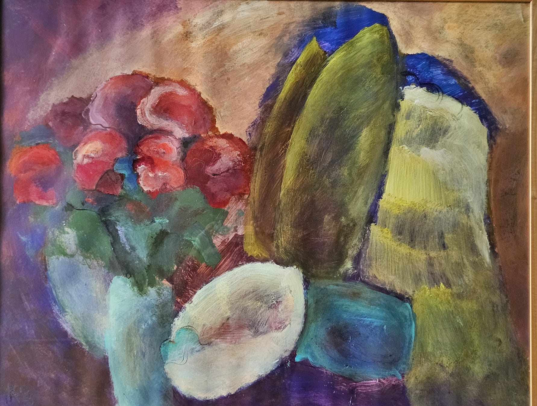Stilleven met rozen