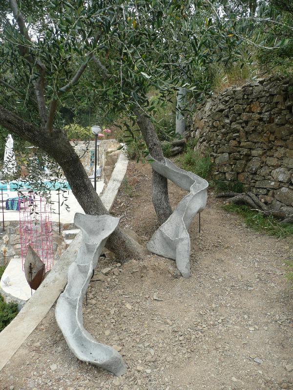 Sculptor meeting Cipressa, Italy
